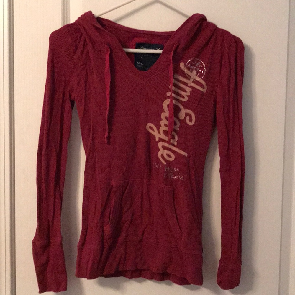 Pink American Eagle hoodie